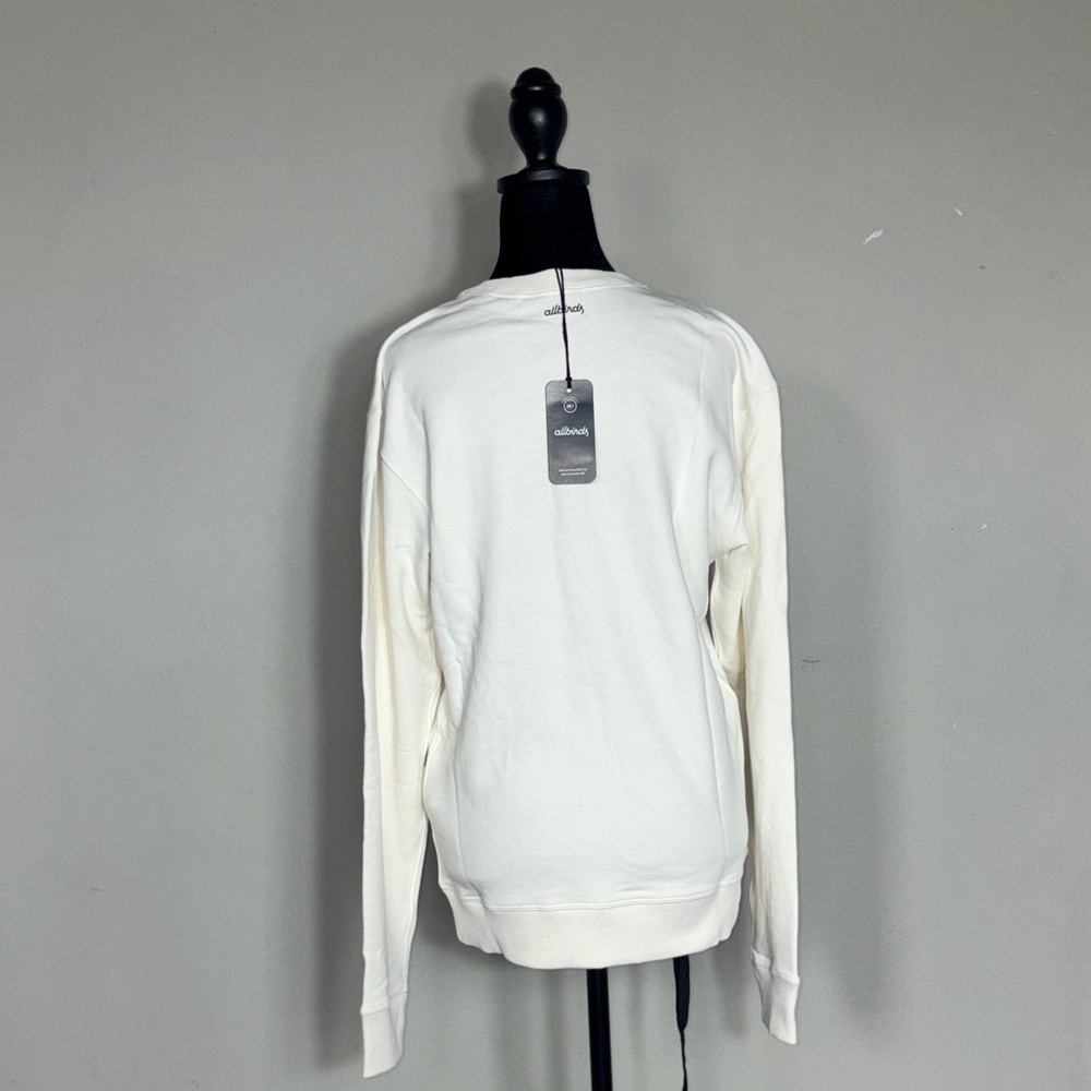 Allbirds Cream Long Sleeve Sweatshirt - Picture 6 of 10